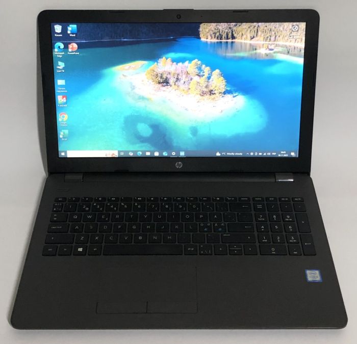 Ноутбук HP 250 G6 / 15.6" (1366x768) TN / Intel Core i3-6006U (2 (4) ядра по 2.0 GHz) / 8 GB DDR4 / 128 GB SSD / Intel HD Graphics 620 / WebCam / DVD-ROM / Win 10 Pro б/в - изображение 2