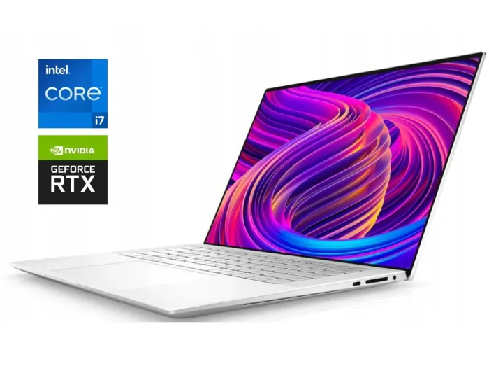 Ігровий ноутбук Б-клас Dell XPS 15 9510 / 15.6" (3456x2160) OLED / Intel Core i7-11800H (8 (16) ядер по 4.6 GHz) / 16 GB DDR4 / 512 GB SSD / nVidia GeForce RTX 3050, 4 GB GDDR6, 128-bit / WebCam б/в - зображення 1