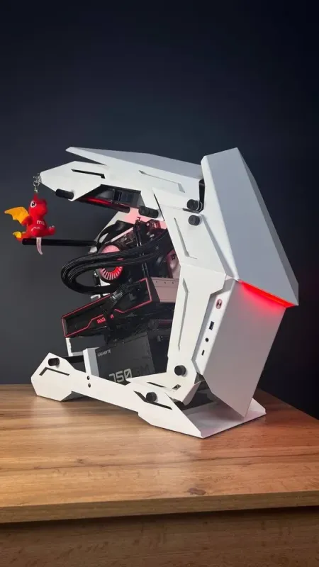 Збірка під замовлення: ігровий ПК Jonsbo MOD-3 Mini Gray Tower / AMD Ryzen 5 7500F (6 (12) ядер по 3.7 - 5.0 GHz) / 32 GB DDR5 / 2000 GB SSD M.2 / AMD Radeon RX 6800 XT, 16 GB GDDR6, 256-bit / 750W б/в - зображення 3