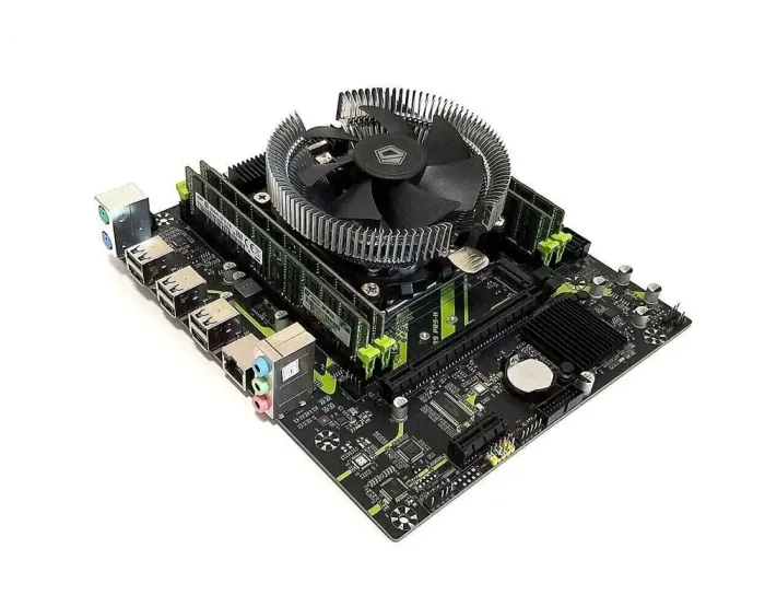 Комплект: Материнська плата Machinist X99 PR9-H (Unlock Turbo Boost) / LGA2011-3 / Intel Xeon E5-2630 v3 (8 (16) ядер по 2.4 - 3.2 GHz) / 32 GB DDR4 / 256 GB SSD M.2 + Кулер ID-Cooling DK-01 б/в - зображення 2