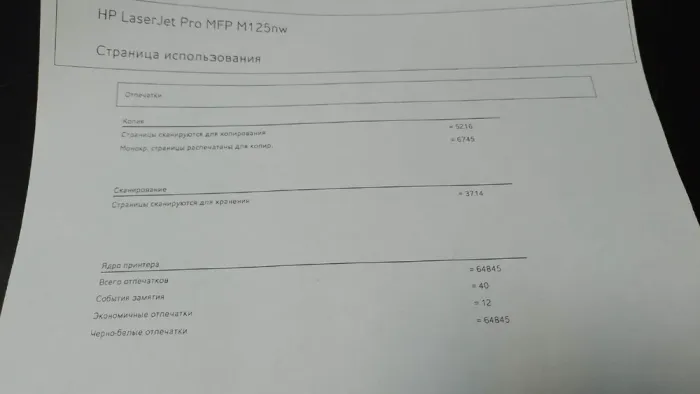 Принтер HP LaserJet MFP M125nw / Лазерний монохромний друк / 600x600 dpi / A4 / 20 стор./хв / USB 2.0, Ethernet, Wi-Fi б/в - зображення 5