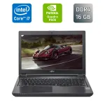 Мобільна робоча станція Б-класу Fujitsu Celsius H780 / 15.6" (1920x1080) IPS / Intel Core i7-8750H (6 (12) ядер по 2.2 - 4.1 GHz) / 16 GB DDR4 / 512 GB SSD / nVidia Quadro P600, 4 GB GDDR5, 128-bit / USB Type-C / WebCam / VGA б/в