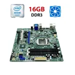 Комплект: Материнська плата Dell Optiplex 7010 MT + Intel Xeon E3-1225 v2 (4 ядра по 3,2 - 3,6 ГГц)  + 16 ГБ DDR3 + Кулер Vinga Q4 б/в