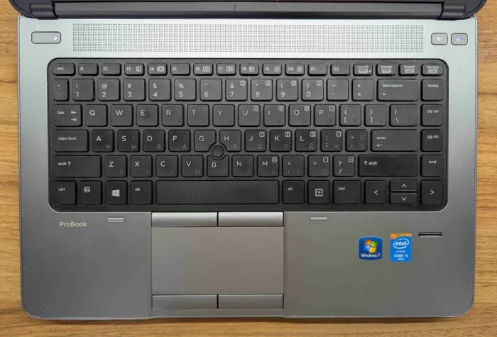 Ноутбук HP ProBook 640 G1 / 14" (1366x768) TN / Intel Core i5-4300M (2 (4) ядра по 2.6 - 3.3 GHz) / 8 GB DDR3 / 240 GB SSD / Intel HD Graphic 4600 / TouchID / WebCam / Windows 10 б/в - зображення 3