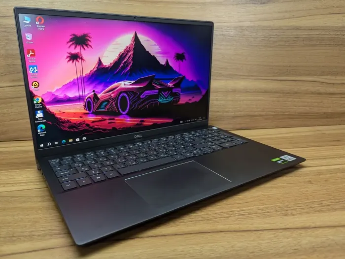 Ігровий ноутбук Dell Vostro 7500 / 15.6" (1920x1080) IPS / Intel Core i7-10750H (6 (12) ядер по 2.6 - 5.0 GHz) / 16 GB DDR4 / 1000 GB SSD / nVidia GeForce GTX 1650 Ti, 4 GB GDDR6, 128-bit / Fingerprint / WebCam / Windows 10 б/в - зображення 4