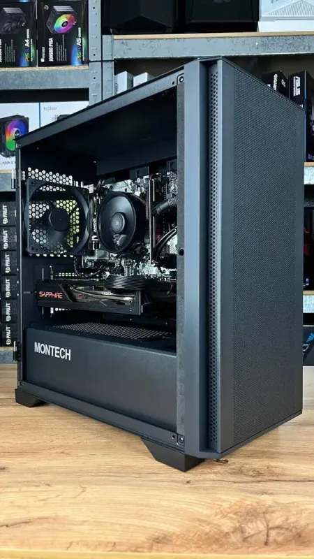 Збірка під замовлення: ігровий ПК GameMax Infinity Mini Tower / AMD Ryzen 5 3600 (6 (12) ядер по 3.6 - 4.2 GHz) / 16 GB DDR4 / 480 GB SSD / AMD Radeon RX 5600 XT, 6 GB GDDR6, 192-bit / 550W б/в - зображення 4