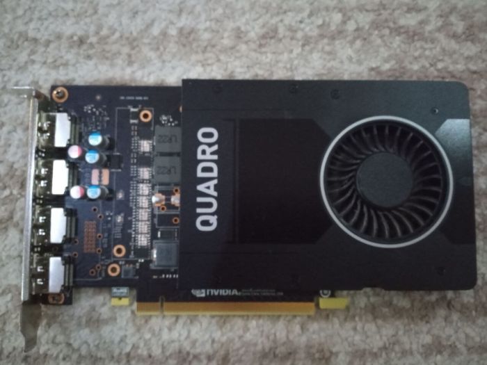 Дискретна відеокарта nVidia Quadro P2200, 5 GB GDDR5X, 160-bit / 4x DP б/в - зображення 2