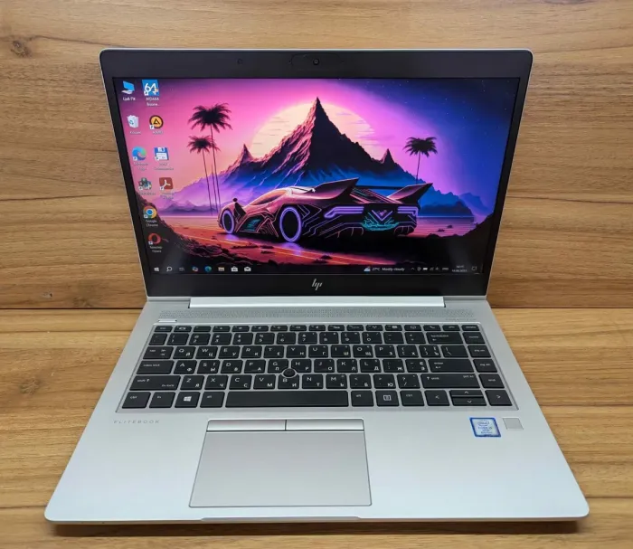 Ультрабук Б-клас HP EliteBook 840 G5 / 14" (1920x1080) IPS / Intel Core i5-8350U (4 (8) ядра по 1.7 - 3.6 GHz) / 8 GB DDR4 / 256 GB SSD / Intel UHD Graphics 620 / WebCam / Fingerprint / Windows 10 б/в - зображення 2