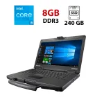 Захищений ноутбук-трансформер Panasonic Toughbook CF-54 / 14" (1920x1080) IPS / Intel Core i5-5200U (2 (4) ядра по 2.2 - 2.7 GHz) / 8 GB DDR3 / 240 GB SSD / Intel HD Graphics 5500 / NoWebCam б/в