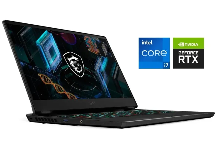 Ігровий ноутбук Б-клас MSI GP66 Leopard 11UH / 15.6" (1920x1080) IPS / Intel Core i7-11800H (8 (16) ядер по 1.9 - 4.6 GHz) / 32 GB DDR4 / 1000 GB SSD NVMe / nVidia GeForce RTX 3080, 8 GB GDDR6, 256-bit / WebCam б/в - зображення 1