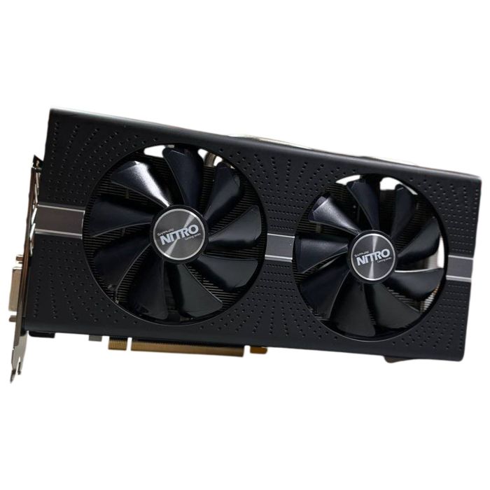 Дискретна відеокарта Sapphire Radeon RX 570 Nitro+, 8 GB GDDR5, 256-bit / 1x DVI, 2x HDMI, 2x DisplayPort / (11266-09-20G) б/в - зображення 1