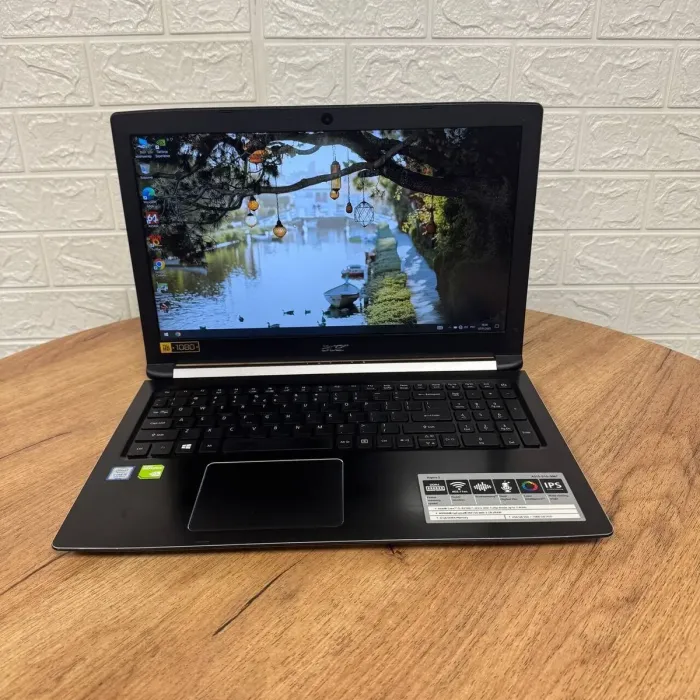 Ноутбук Acer Aspire A515-51G / 15.6" (1920x1080) IPS / Intel Core i5-8250U (4 (8) ядра по 1.6 - 3.4 GHz) / 8 GB DDR4 / 256 GB SSD / nVidia GeForce MX150, 2 GB GDDR5, 64-bit / WebCam б/в - зображення 2