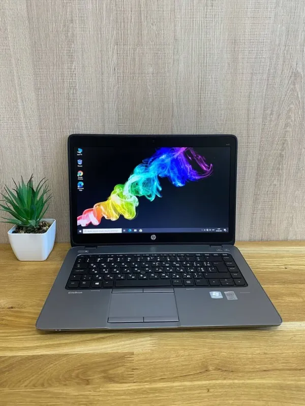 Ультрабук HP EliteBook 840 G1 / 14" (1366x768) TN / Intel Core i5-4200U (2 (4) ядра по 1.6 - 2.6 GHz) / 8 GB DDR3 / 128 GB SSD / Intel HD Graphics 4400 / WebCam / VGA б/в - зображення 2