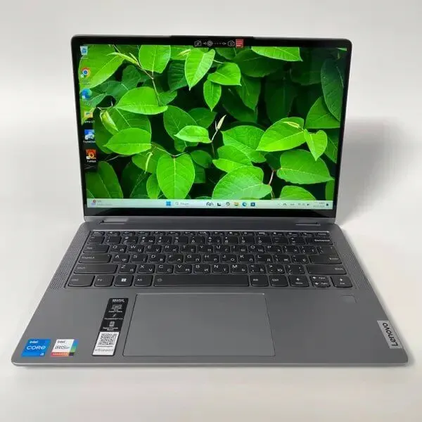 Ультрабук-трансформер Lenovo IdeaPad Flex 5 / 14" (1920x1080) IPS Touch / Intel Core i5-1335U (10 (12) ядер по 3.4 - 4.6 GHz) / 8 GB DDR4 / 512 GB SSD / Intel Iris Xe Graphics / WebCam / TouchID б/в - зображення 2