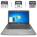 Ноутбук Medion Akoya E7222 / 17.3" (1920x1080) TN / Intel Pentium 2020M (2 ядра по 2.4 GHz) / 8 GB DDR3 / 500 GB HDD / Intel HD Graphics / WebCam / DVD-ROM / АКБ не тримає заряд б/в