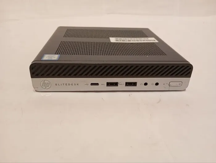Неттоп Б-клас HP EliteDesk 800 G3 Desktop Mini USFF / Intel Core i5-6500 (4 ядра по 3.2 - 3.6 GHz) / 8 GB DDR4 / 128 GB SSD / Intel UHD Graphics 530 б/в - зображення 2