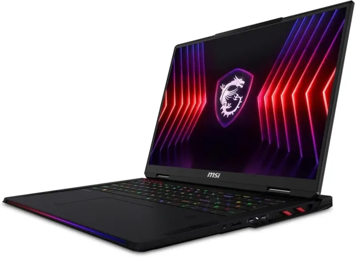 Ігровий ноутбук MSI Raider A18 HX / 18" (2560x1600) IPS / AMD Ryzen 9 7945HX (16 (32) ядра по 2,5 - 5,4 ГГц) / 32 ГБ DDR5 / 1000 ГБ SSD M.2 / nVidia GeForce RTX 4080, 12 ГБ GDDR6X, 192-біт / WebCam / Win 11 б/в - зображення 5