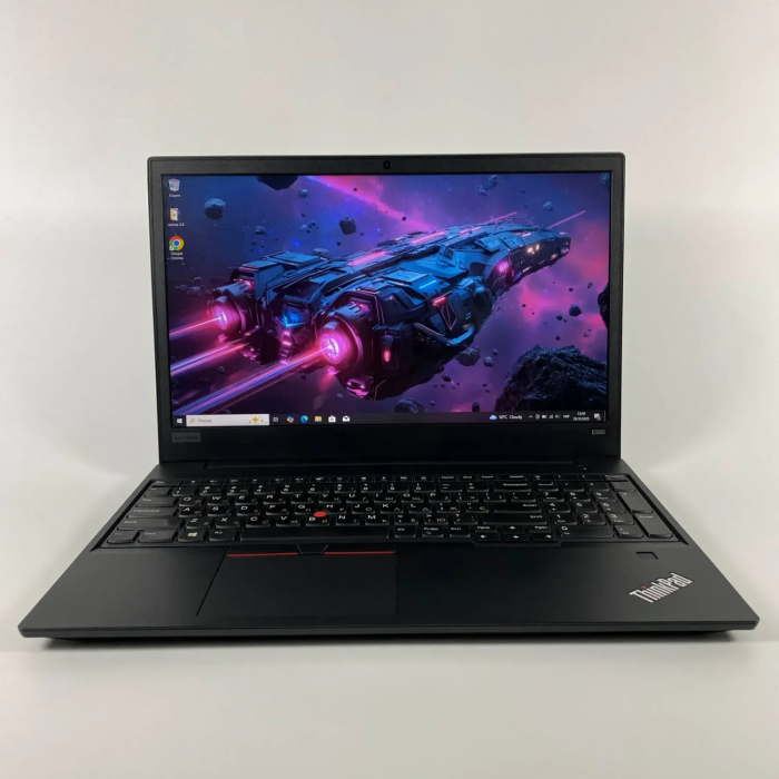 Ноутбук Lenovo ThinkPad E580 / 15.6" (1920x1080) IPS / Intel Core i5-8250U (4 (8) ядра по 1.6 - 3.4 GHz) / 16 GB DDR4 / 256 GB SSD / Intel HD Graphics 620 / WebCam / TouchID б/в - зображення 2