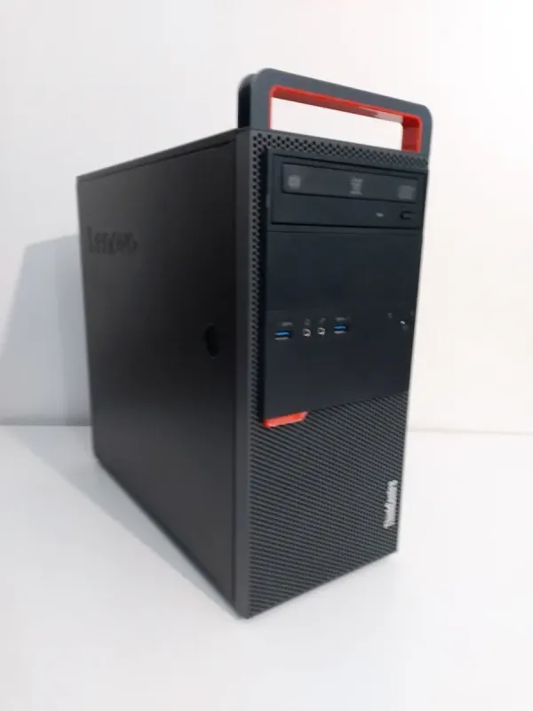 Комплект: Lenovo ThinkCentre M800 Tower / Intel Core i5-6500 (4 ядра по 3,2 - 3,6 ГГц) / 16 ГБ DDR4 / 250 ГБ SSD + 500 ГБ HDD / nVidia GeForce GTX 750 Ti, 2 ГБ GDDR5, 128-bit / DVD-ROM + Монітор LG 24MB37PM-B / 24" (1920x1080) IPS б/в - зображення 3