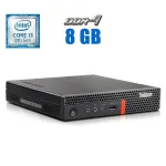Неттоп Lenovo ThinkCentre M720q Tiny USFF / Intel Core i3-8100T (4 ядра по 3.1 GHz) / 8 GB DDR4 / 240 GB SSD / Intel UHD Graphics 630 / USB 3.1 б/в