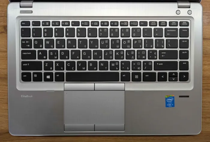 Ноутбук Б-клас HP EliteBook Folio 9480m / 14" (1600x900) TN / Intel Core i7-4600U (2 (4) ядра по 2.1 - 3.3 GHz) / 8 GB DDR3 / 240 GB SSD / Intel HD Graphics 4400 / WebCam / Fingerprint / Windows 10 б/в - зображення 3