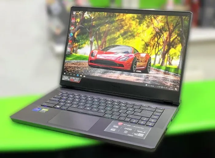 Ігровий ноутбук Б-клас MSI GP66 Leopard / 15.6" (1920x1080) IPS / Intel Core i7-11800H (8 (16) ядер по 1.9 - 4.6 GHz) / 16 GB DDR4 / 512 GB SSD M.2 / nVidia GeForce RTX 3060, 6 GB GDDR6, 192-bit / WebCam / Win 11 Home б/в - зображення 2