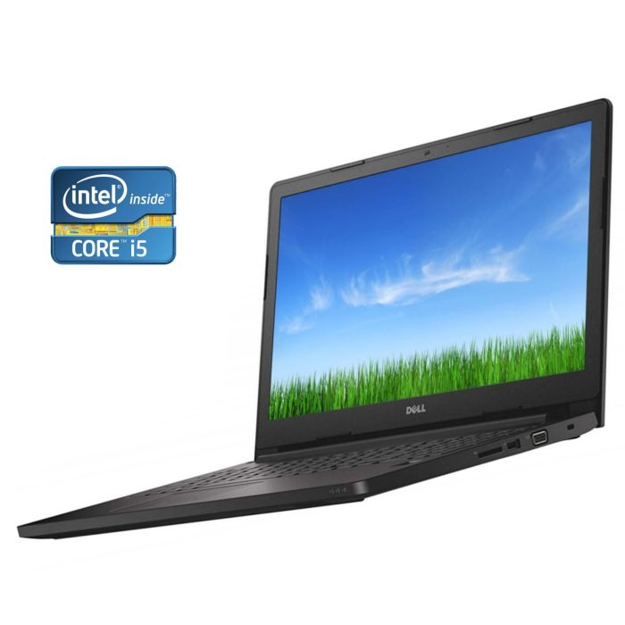 Ноутбук Б-клас Dell Latitude 3570 / 15.6" (1366x768) TN / Intel Core i5-6200U (2 (4) ядра по 2.3 - 2.8 GHz) / 8 GB DDR3 / 256 GB SSD / Intel HD Graphics 520 / WebCam / Win 10 Pro б/в - изображение 1