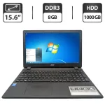 Ноутбук Acer Aspire ES1-571 / 15.6" (1366x768) TN / Intel Core i3-5005U (2 (4) ядра по 2.0 GHz) / 8 GB DDR3 / 1000 GB HDD / Intel HD Graphics 5500 / WebCam / DVD-ROM б/в