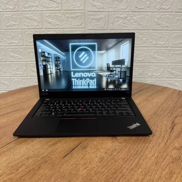 Ультрабук Б-клас Lenovo ThinkPad T490 / 14" (1920x1080) IPS / Intel Core i7-8565U (4 (8) ядра по 1.8 - 4.6 GHz) / 8 GB DDR4 / 256 GB SSD / Intel UHD Graphics / WebCam б/в - зображення 2