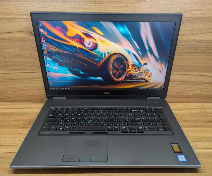 Мобільна робоча станція Dell Precision 7740 / 17.3" (1920x1080) IPS / Intel Core i5-9400H (4 (8) ядра по 2.5 - 4.3 GHz) / 32 GB DDR4 / 480 GB SSD / nVidia Quadro RTX 3000, 6 GB GDDR6, 192-bit / TouchID / Windows 10 б/в - зображення 2