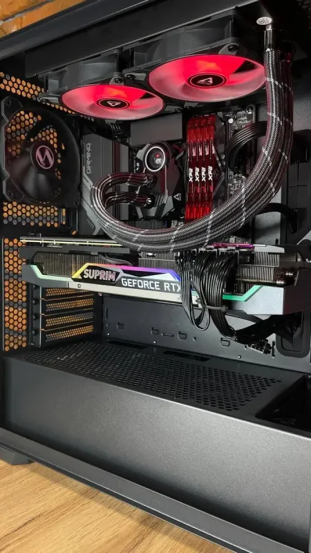 Збірка під замовлення: ігровий ПК Lian Li LanCool 215 Tempered Glass Tower / Intel Core i5-13400F (10 (16) ядер по 1.8 - 3.6 GHz) / 32 GB DDR4 / 1000 GB SSD M.2 + 1000 GB HDD / nVidia GeForce RTX 3090, 24 GB GDDR5X, 384-bit / 850W - зображення 5