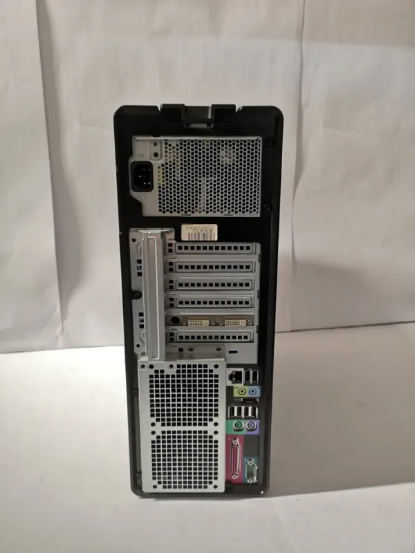 Робоча станція Dell Precision T3500 Tower / Intel Xeon W3530 (4 (8) ядра по 2.8 - 3.06 GHz) / 4 GB DDR3 / 250 GB HDD / nVidia Quadro FX 1800, 768 MB, 192-bit / DVD-RW б/в - зображення 3