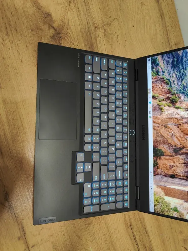 Ігровий ноутбук Б-клас Lenovo Legion Slim 7 15ACH6 / 15.6" (1920x1080) IPS / AMD Ryzen 7 5800H (8 (16) ядер по 3.2 - 4.4 GHz) / 16 GB DDR4 / 512 GB SSD / nVidia GeForce RTX 3060, 6 GB GDDR6, 192-bit / WebCam / Windows 10 Home б/в - зображення 9