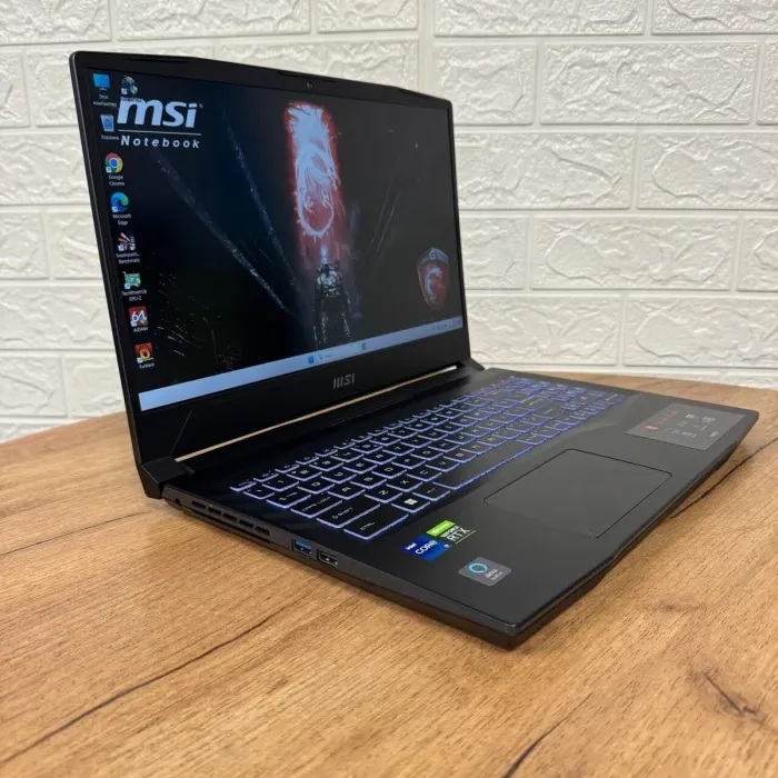 Ігровий ноутбук MSI Pulse GL66 11UEK / 15.6" (1920x1080) IPS / Intel Core i7-11800H (8 (16) ядер по 2.3 - 4.6 GHz) / 16 GB DDR4 / 500 GB SSD / nVidia GeForce RTX 3060, 6 GB GDDR6, 192-bit / WebCam б/в - зображення 4