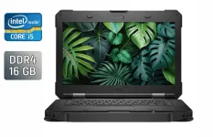 Захищений ноутбук Dell Latitude 5420 Rugged / 14" (1920x1080) IPS / Intel Core i5-8350U (4 (8) ядра по 1.7 - 3.6 GHz) / 16 GB DDR4 / 512 GB SSD / Intel UHD Graphics 620 / WebCam / 4G б/в