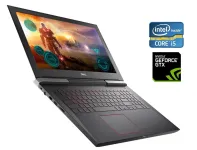 Ігровий ноутбук Б-клас Dell Inspiron 15 7577 / 15.6" (1920x1080) IPS / Intel Core i5-7300HQ (4 ядра по 2.5 - 3.5 GHz) / 8 GB DDR4 / 256 GB SSD / nVidia GeForce GTX 1060 Max-Q, 6 GB GDDR5, 192-bit / WebCam б/в