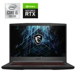 Ігровий ноутбук MSI GF65 Thin 10UE-083NE / 15.6" (1920x1080) IPS / Intel Core i5-10200H (6 (12) ядер по 2.5 - 4.5 GHz) / 32 GB DDR4 / 960 GB SSD / nVidia GeForce RTX 3060, 6 GB GDDR6, 192-bit / WebCam б/в