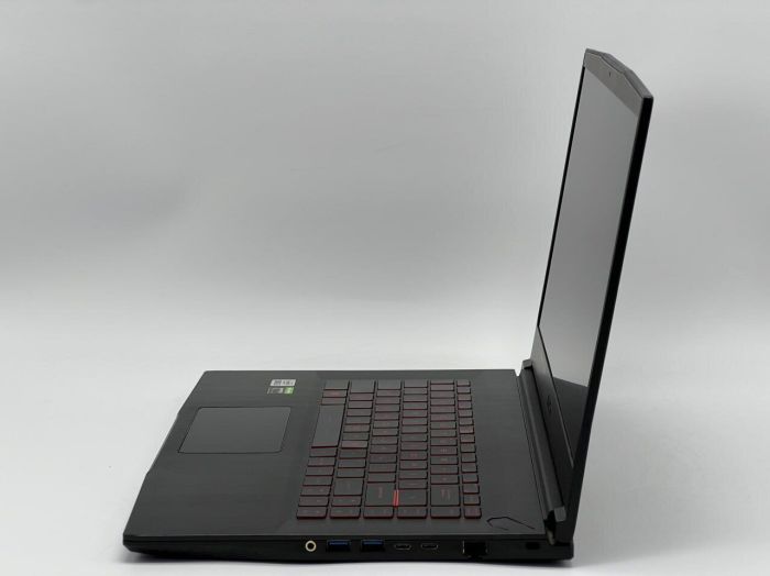 Ігровий ноутбук Б-класу MSI GF65 Thin 10UE-215XUA MS-16W2 / 15.6" (1920x1080) IPS / Intel Core i5-10500H (6 (12) ядер по 2,5 - 4,5 ГГц) / 16 ГБ DDR4 / 480 ГБ SSD / nVidia GeForce RTX 3060, 6 ГБ GDDR6, 192-bit / WebCam б/в - зображення 5