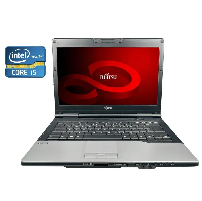 Ноутбук Fujitsu LifeBook S752 / 14" (1366x768) TN / Intel Core i5-3210M (2 (4) ядра по 2,5 - 3,1 ГГц) / 8 ГБ DDR3 / 120 ГБ SSD / Intel HD Graphics 4000 + гравірування клавіатури б/в - зображення 1