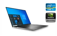 Мобільна робоча станція Dell Precision 5550 / 15.6" (1920x1080) IPS / Intel Core i7-10850H (6 (12) ядер по 2.7 - 5.1 GHz) / 16 GB DDR4 / 512 GB SSD / nVidia Quadro T1000, 4 GB GDDR6, 128-bit / WebCam / Windows 10 б/в