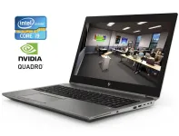 Мобільна робоча станція HP ZBook 15 G6 / 15.6" (1920x1080) IPS / Intel Core i9-9980HK (8 (16) ядер по 2.4 - 5.0 GHz) / 32 GB DDR4 / 512 GB SSD / nVidia Quadro T2000, 4 GB GDDR5, 128-bit / WebCam б/в