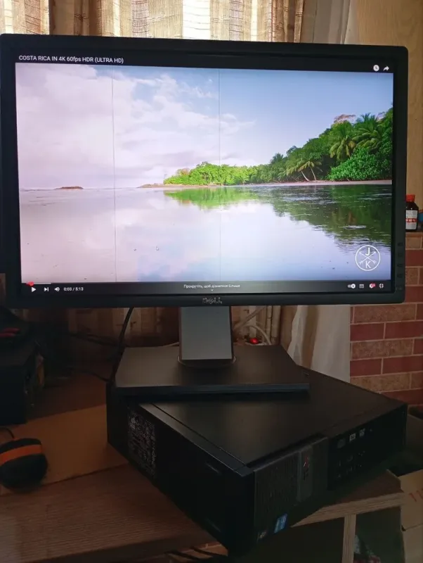 Комплект ПК: Dell Optiplex 7010 SFF / Intel Core i3-3240 (2 (4) ядра по 3.4 GHz) / 8 GB DDR3 / 250 GB HDD / Intel HD Graphics 2500 / DVD-RW + Монітор Б-клас Dell UltraSharp U2412MB / 24" (1920x1200) IPS / VESA 100x100 / Pivot б/в - зображення 9