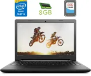 Ноутбук Lenovo IdeaPad 100-15IBD / 15.6" (1366x768) TN / Intel Core i5-4288U (2 (4) ядра по 2.6 - 3.1 GHz) / 8 GB DDR3 / 256 GB SSD / Intel Iris Graphics 5100 / WebCam / HDMI б/в