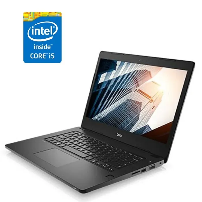 Ультрабук Dell Latitude 3380 / 13.3" (1366x768) TN / Intel Core i5-7200U (2 (4) ядра по 2.5 - 3.1 GHz) / 8 GB DDR4 / 240 GB SSD / Intel HD Graphics 620 / WebCam / Windows 10 Home б/в - зображення 1