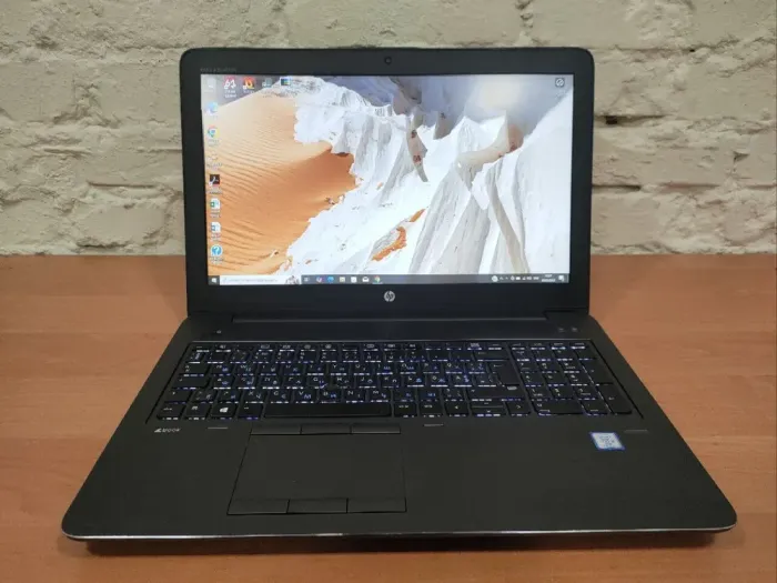 Мобільна робоча станція HP Zbook 15 G4 / 15.6" (1920x1080) IPS / Intel Core i7-7700HQ (4 (8) ядра по 2.8 - 3.8 GHz) / 16 GB DDR4 / 480 GB SSD / nVidia Quadro M2200, 4 GB GDDR5, 128-bit / WebCam / 3G б/в - зображення 2