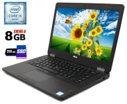 Ноутбук Dell Latitude E5470 / 14" IPS / Core i5-6440HQ (4 ядра по 2.6-3.5GHz) / 8GB DDR4 / 256GB SSD / HD Graphics 530 / WebCam б/в