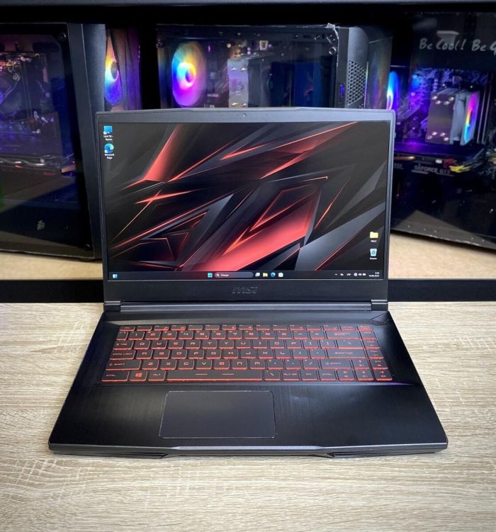 Ігровий ноутбук Б-клас MSI GF65 / 15.6" (1920x1080) IPS / Intel Core i5-9300H (4 (8) ядра по 2.4 - 4.1 GHz) / 8 GB DDR4 / 512 GB SSD / nVidia GeForce RTX 2060, 6 GB GDDR6, 192-bit / WebCam б/в - зображення 2