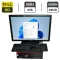 Комплект ПК: Fujitsu Esprimo D757 E90+ SFF / Intel Core i5-6500 (4 ядра по 3.2 - 3.6 GHz) / 8 GB DDR3 / 240 GB SSD NEW / Intel HD Graphics 530 + Монітор Б-клас 22" (1920x1800) TN / VGA / Різні бренди б/в