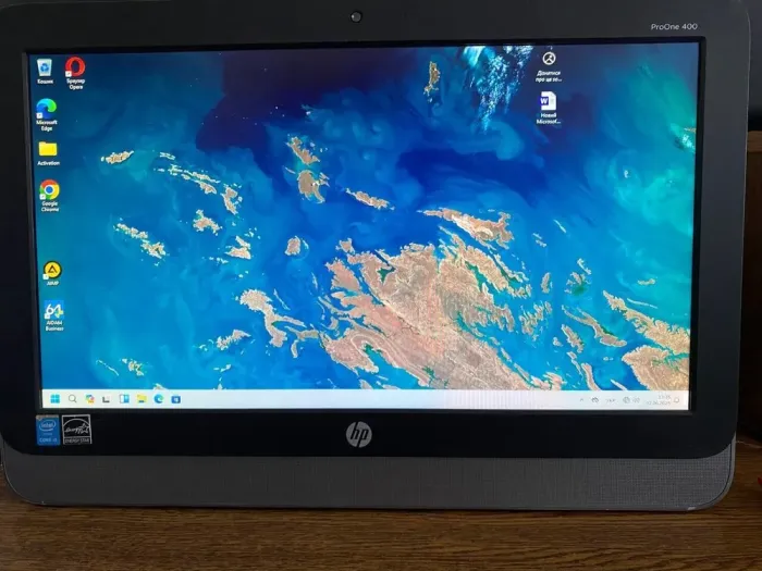 Моноблок Б-клас HP ProOne 400 G1 All-in-One / 20" (1600x900) TN / Intel Core i5-4590T (4 ядра по 2.0 - 3.0 GHz) / 8 GB DDR3 / 240 GB SSD / Intel HD Graphics 4600 / WebCam / Колонки 2x 2W / DVD-ROM б/в - зображення 4