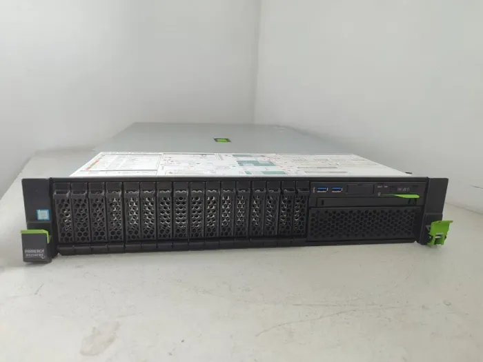 Сервер Fujitsu Primergy RX2540 M2 2U Rack / 2x Intel Xeon E5-2650 v4 (12 (24) ядер по 2.2 - 2.9 GHz) / 64 GB DDR4 / NO HDD / iRMC S4 / 2x 800W б/в - зображення 2